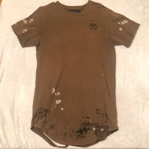 Civil regime green scallop tee